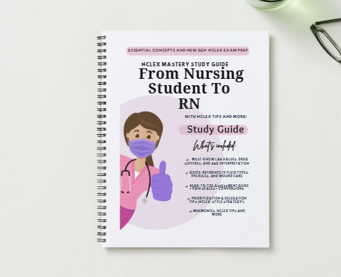 (Spiral Bound Book) FROM NURSING STUDENT to RN: NURSING EXAM STUDY GUIDE